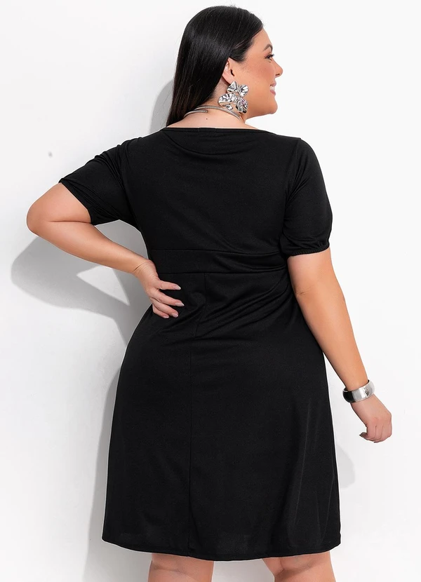 Marguerite - Vestido Preto em Malha 10