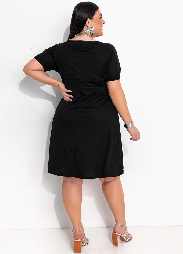 Marguerite - Vestido Preto em Malha 8