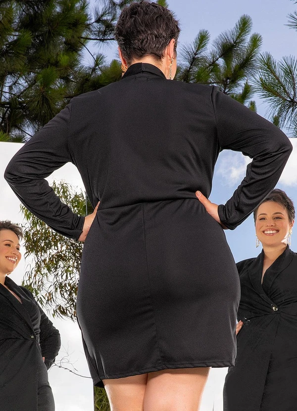 Marguerite - Vestido Preto em Malha 6