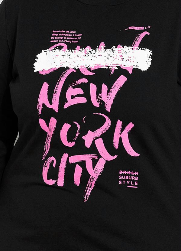 Marguerite - Vestido Preto em Moletom Plus Size 3