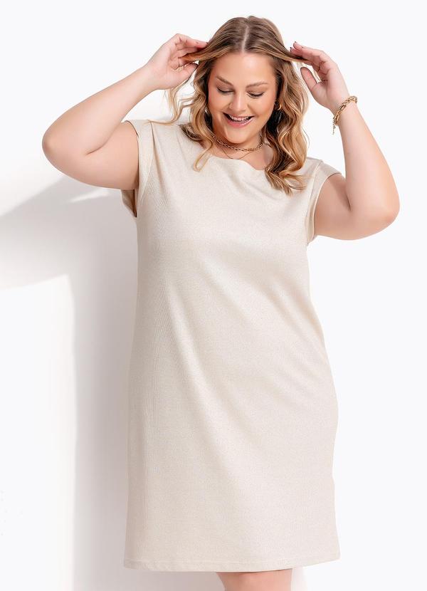 Vestido (Dourado) em Lurex