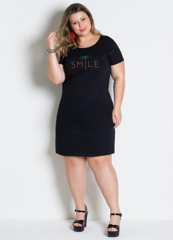 Marguerite - Vestido Preto Plus Size com Vazado nas Costas 3