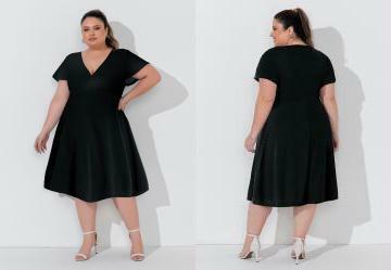 Vestido Preto Plus Size