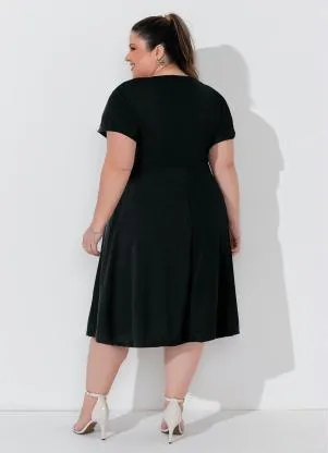 Marguerite - Vestido Preto Plus Size - MARGUERITE