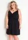 Marguerite - Vestido Preto Transpassado com Alças Plus Size - variação: Preto