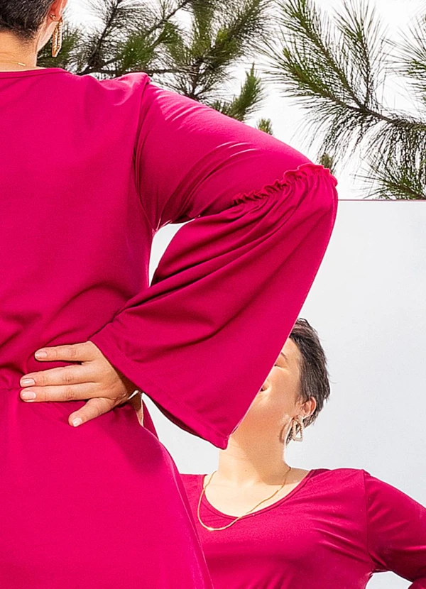 Marguerite - Vestido Púrpura em Malha 7