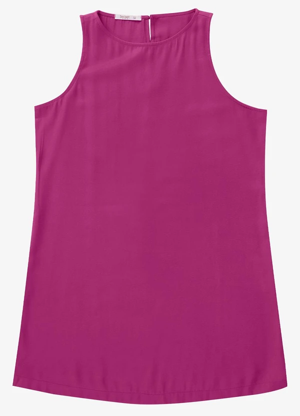 Secret Glam - Vestido Regata Plus Size Roxo 2