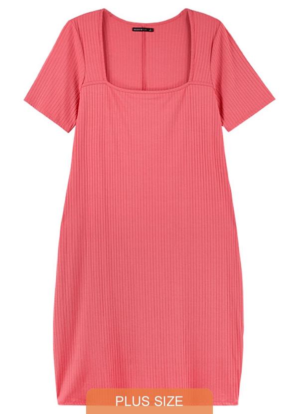 Rezzato - Vestido Sofisticado Adulto Plus Feminino Rosa 