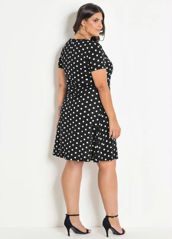 Marguerite - Vestido Soltinho Poá Plus Size Marguerite 4