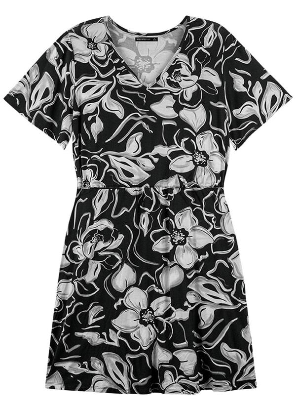Rezzato - Vestido Summer Paradise Plus Size Feminino Preto 2