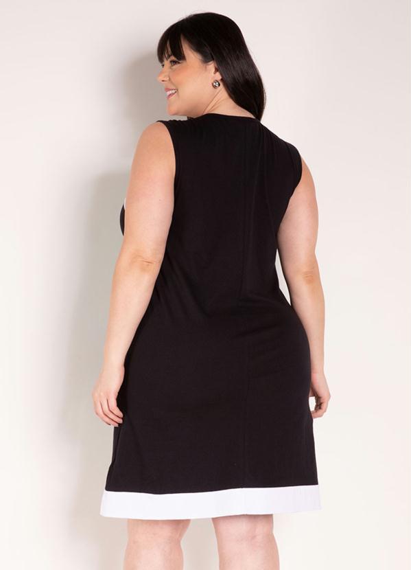 Marguerite - Vestido Tricolor com Recortes Plus Size 2