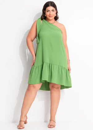 Marguerite - Vestido Verde Claro em Crepe Plano - MARGUERITE