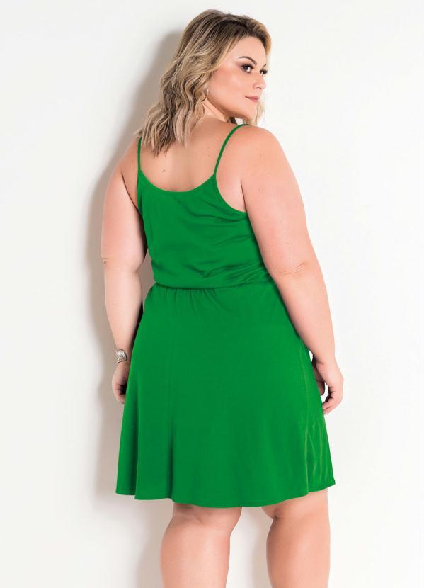 Marguerite - Vestido Verde Transpassado Plus Size 2
