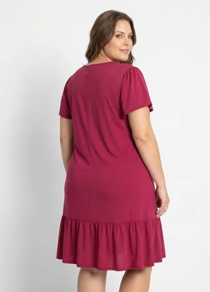Marguerite - Vestido Vermelho em Malha Leve - MARGUERITE