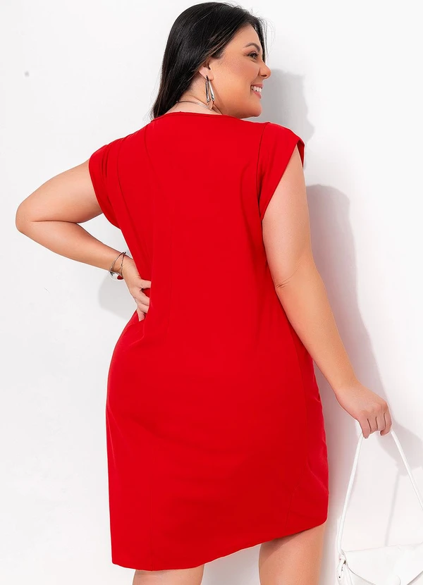 Marguerite - Vestido Vermelho em Malha 2