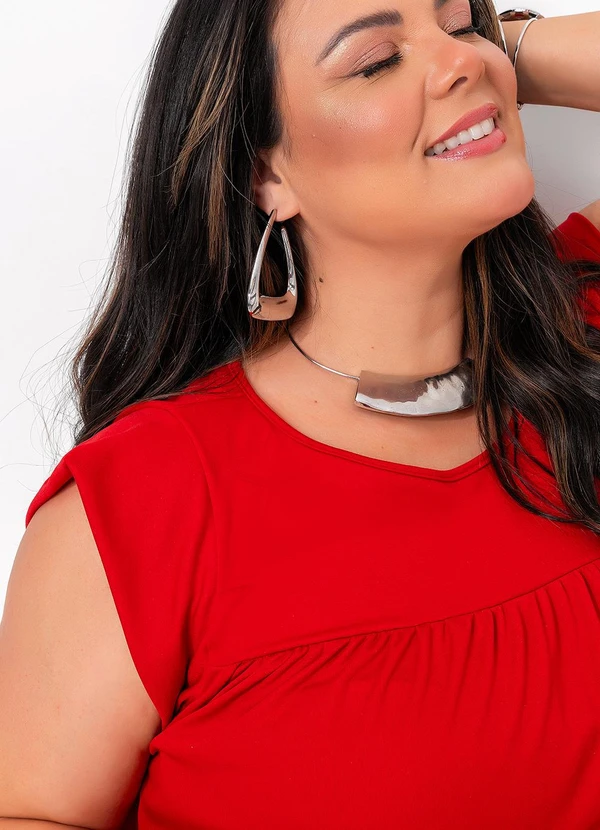 Marguerite - Vestido Vermelho em Malha 6