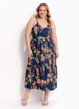 Vestido (Azul) em Malha