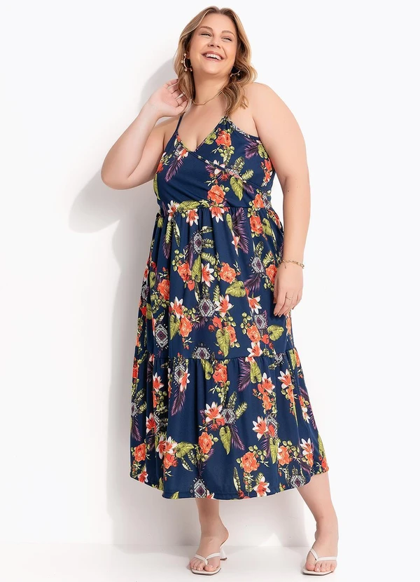 Marguerite - Vestido Azul em Malha 5