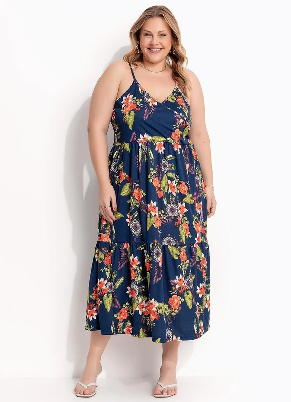 Marguerite - Vestido Azul em Malha 3