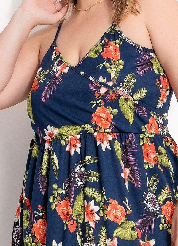 Marguerite - Vestido Azul em Malha