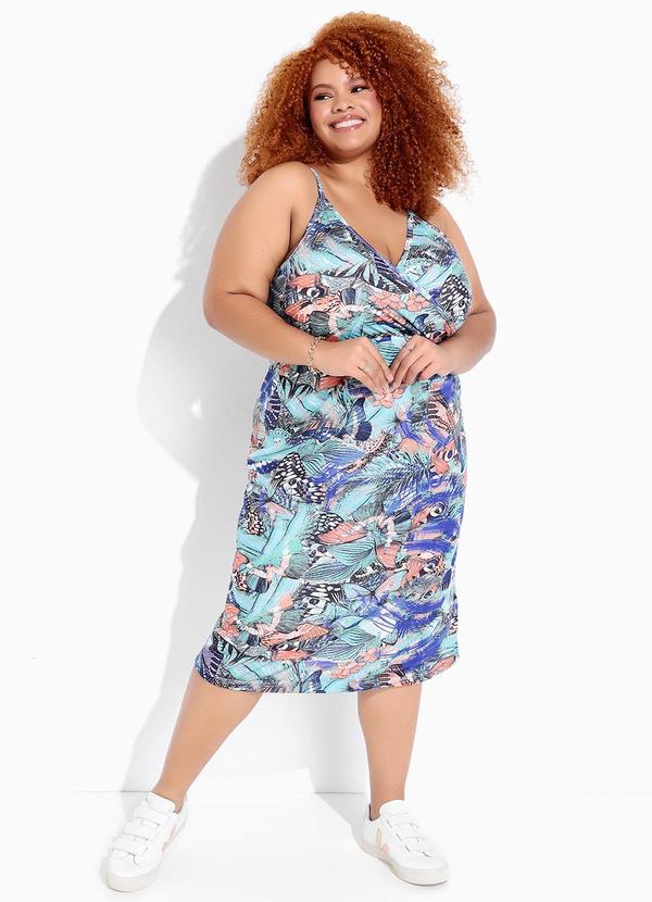 Marguerite - Vestido Borboleta Abstrata em Malha 4