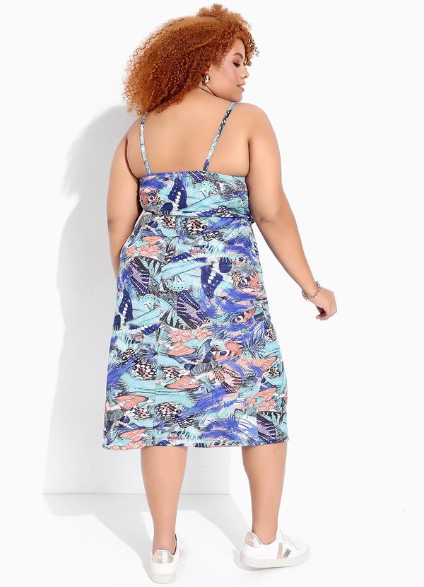 Marguerite - Vestido Borboleta Abstrata em Malha 3