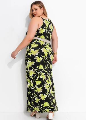 Marguerite - Vestido Preto em Malha de Viscose - MARGUERITE