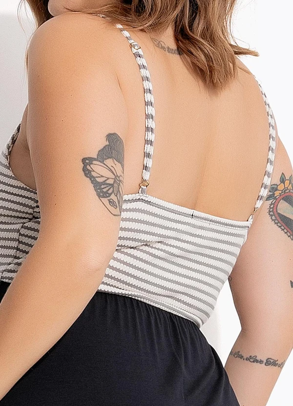 Marguerite - Vestido Preto em Malha Texturizada 6