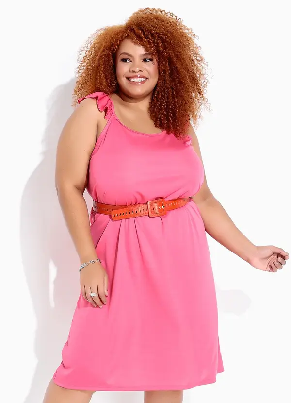 Marguerite - Vestido Rosa Fúcsia em Malha