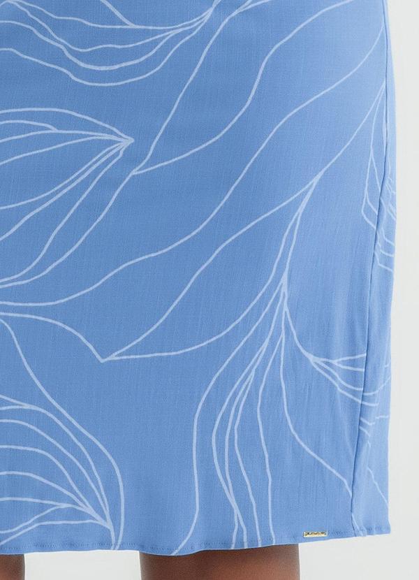 Cativa - Vestido com Estampa Rotativa Azul 3