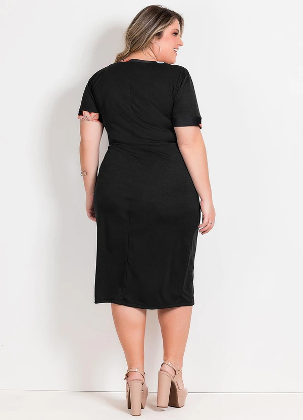 Marguerite - Vestido Poá Hibisco em Malha 4