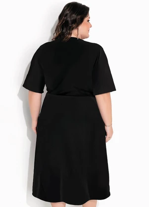 Marguerite - Vestido Preto em Malha - MARGUERITE