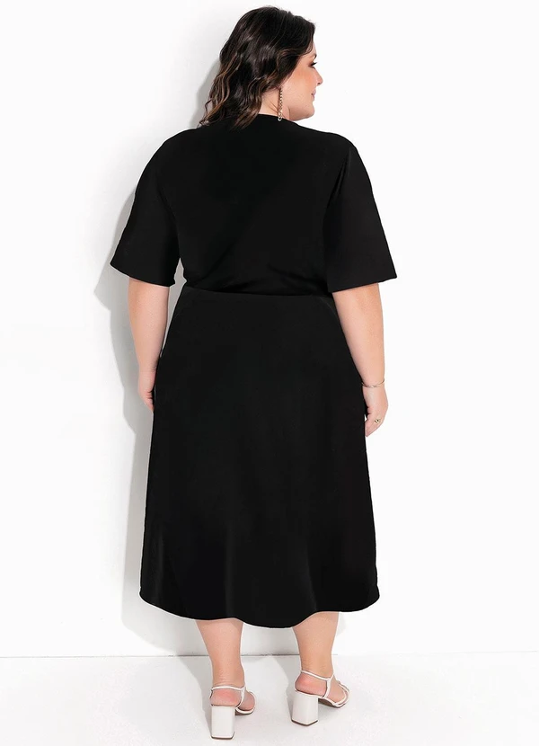 Marguerite - Vestido Preto em Malha 4