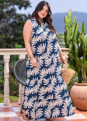 Marguerite - Vestido Bananas em Jersey Acetinado - MARGUERITE