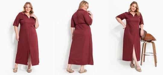 Vestido Bord em Malha