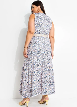 Marguerite - Vestido Branco em Malha Crepe - MARGUERITE