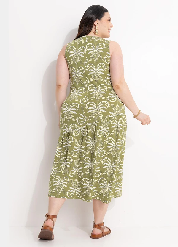 Marguerite - Vestido Coqueiros em Malha Fria 5