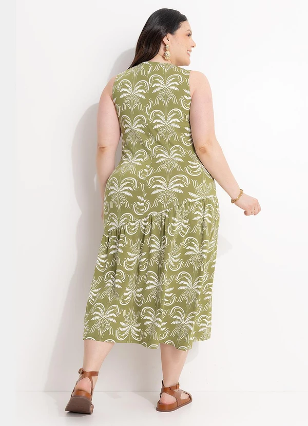 Marguerite - Vestido Coqueiros em Malha Fria 7