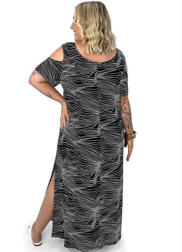 Miss Masy Plus - Vestido Feminino Diana Preto 2