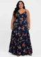 Select - Vestido Feminino Longo de Alcinha Midsize Azul - variação: Azul