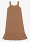 Secret Glam - Vestido Feminino Super Midi Viscose Verde - variação: Marrom