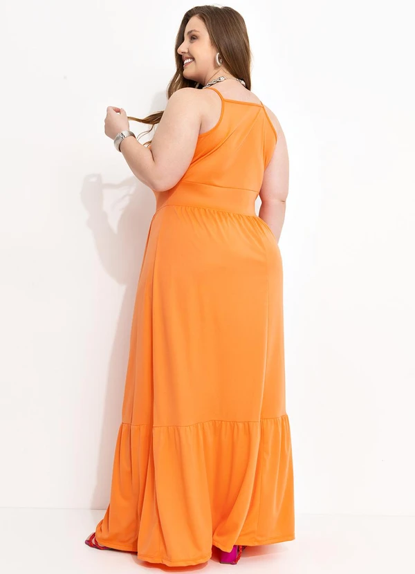 Marguerite - Vestido Laranja em Malha 2