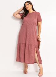 Vestido Mini Floral em Malha