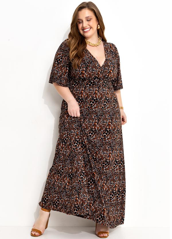 Marguerite - Vestido Onça em Poliflex 3