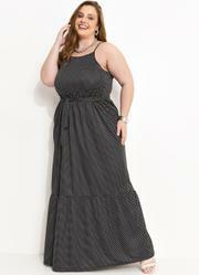 Vestido Po Preto em Malha