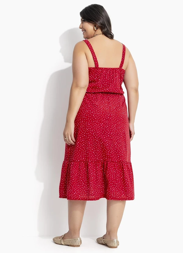 Marguerite - Vestido Poá Rosa 2