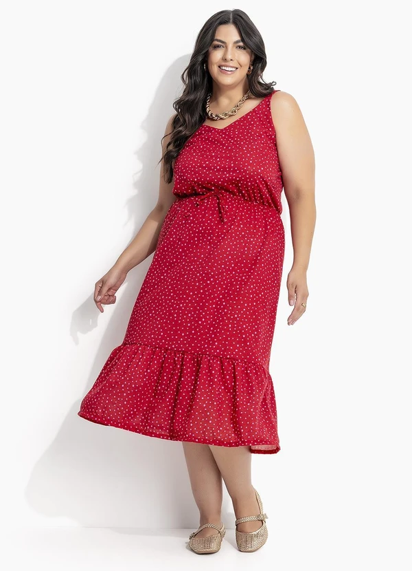 Marguerite - Vestido Poá Rosa 6