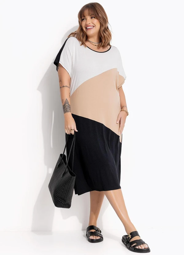 Marguerite - Vestido Preto em Malha de Viscose 3