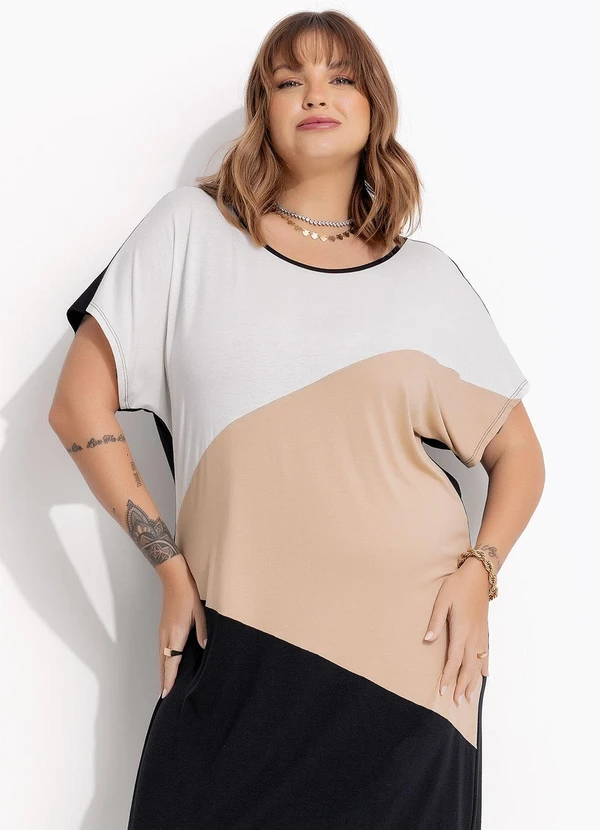 Marguerite - Vestido Preto em Malha de Viscose 6