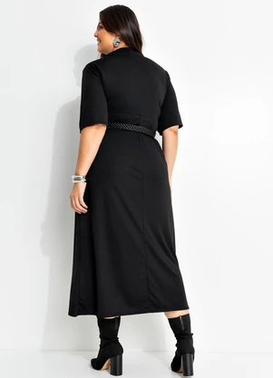 Marguerite - Vestido Preto em Malha - MARGUERITE